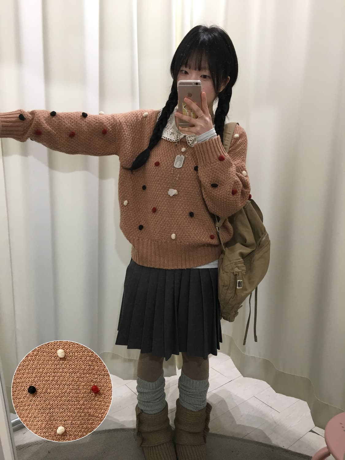 pompom knit 상품이미지1