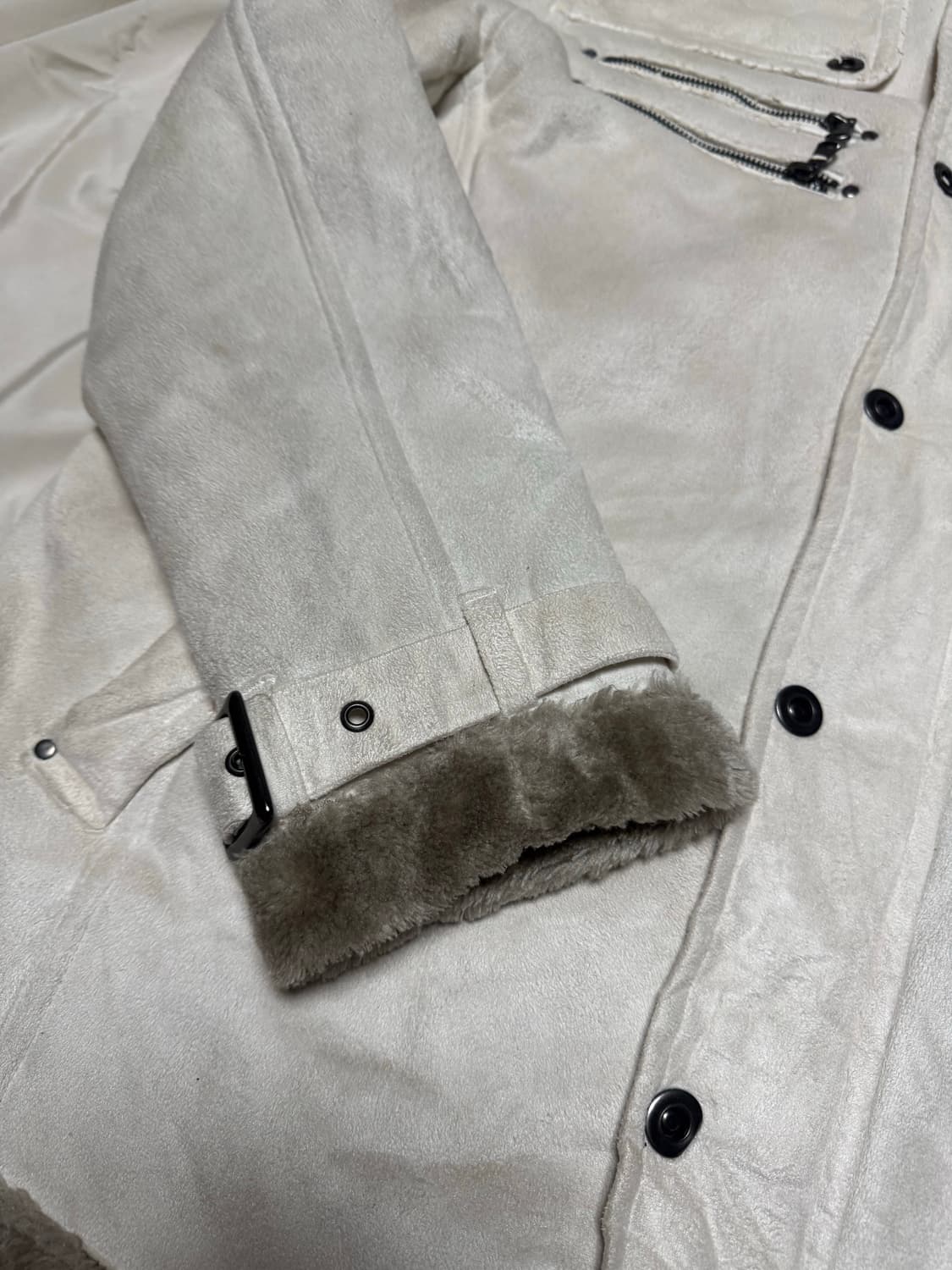 O0s Mode Vkei style fur jacket 상품이미지3