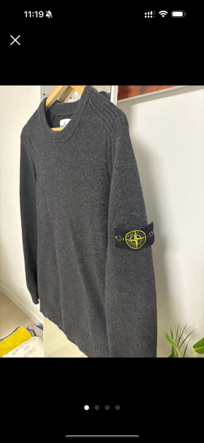 스톤아일랜드 다크 그레이 니트 상품이미지1