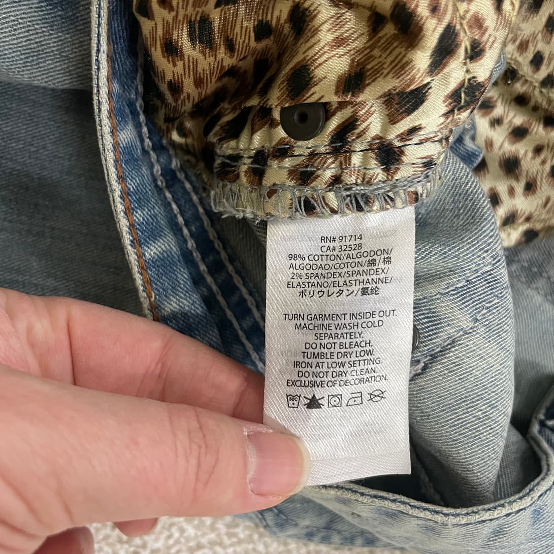 아르마니 익스체인지 데님 바지 1223HS1 상품이미지4