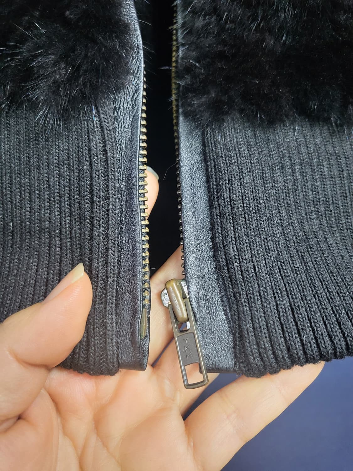 밍크 후드베스트 상품이미지5