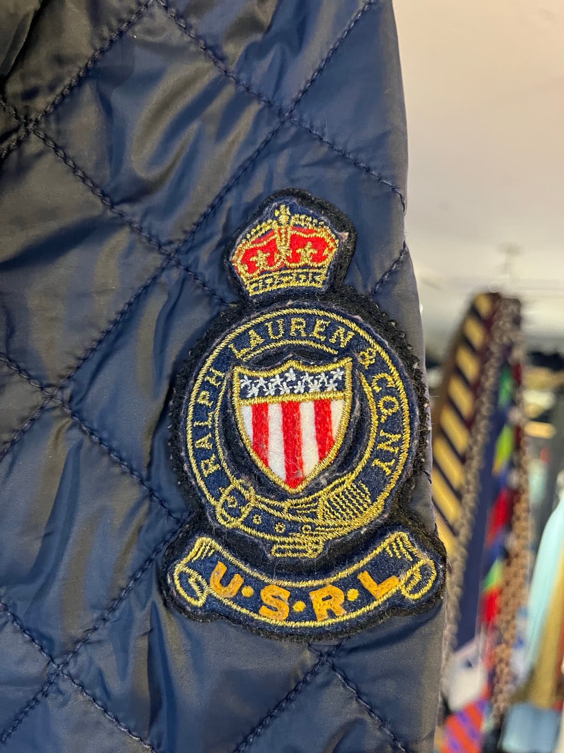 폴로 진스 퀼팅 자켓 상품이미지4