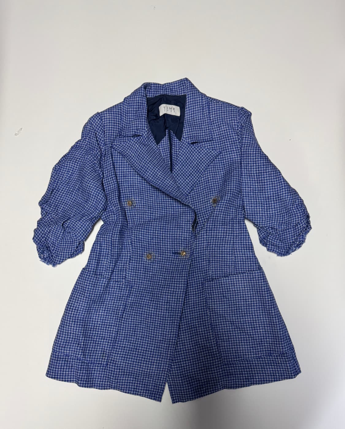 여성 한섬 타임 1993 하운드투스 이태리 원단 린넨 자켓 55 상품이미지1