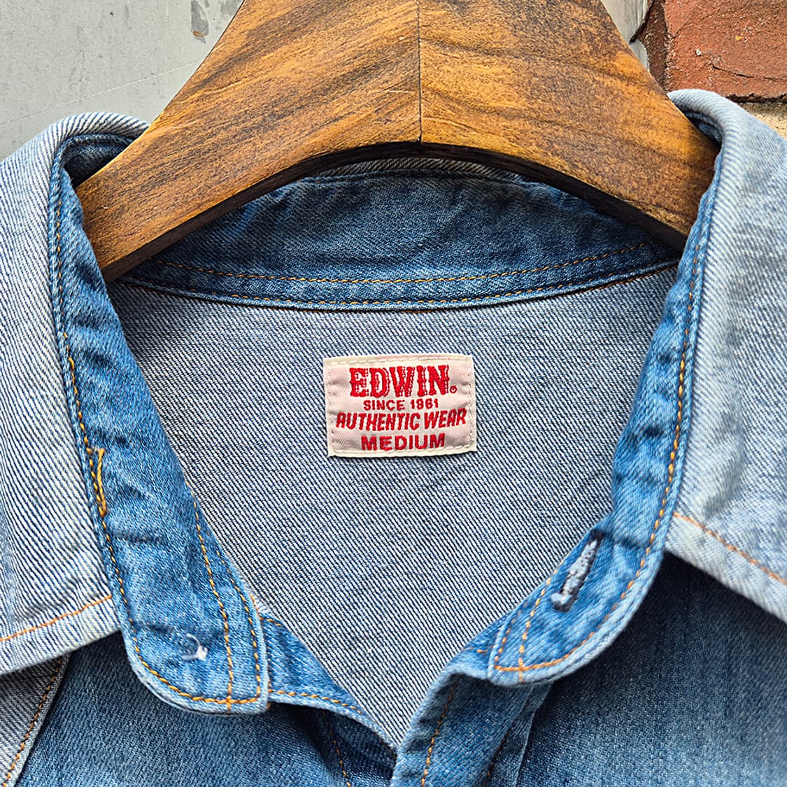 EDWIN 에드윈 웨스턴 데님셔츠 상품이미지5