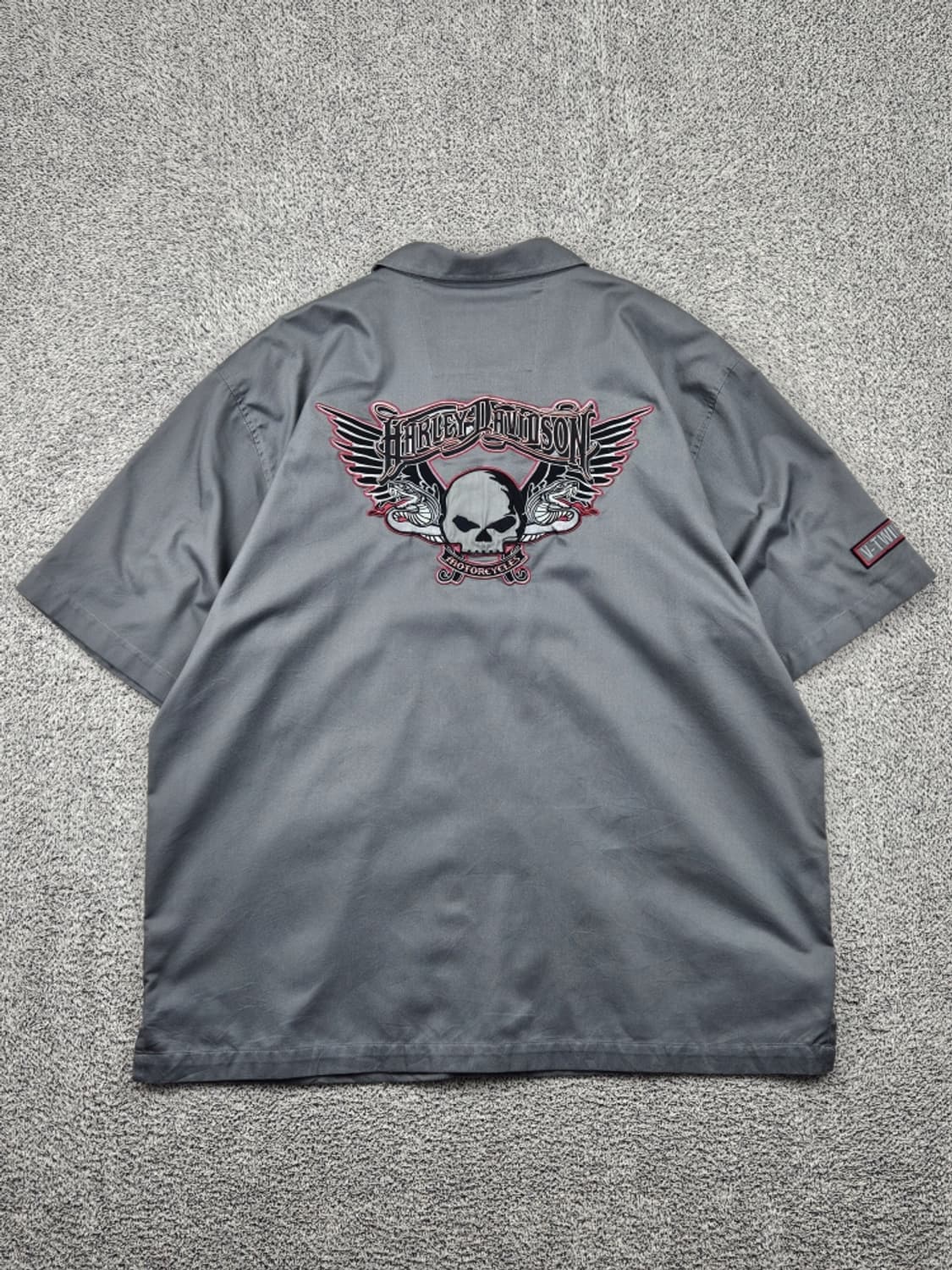 할리데이비슨 바이커 하프 반팔 셔츠 ( 2XL ) / 11821 상품이미지1