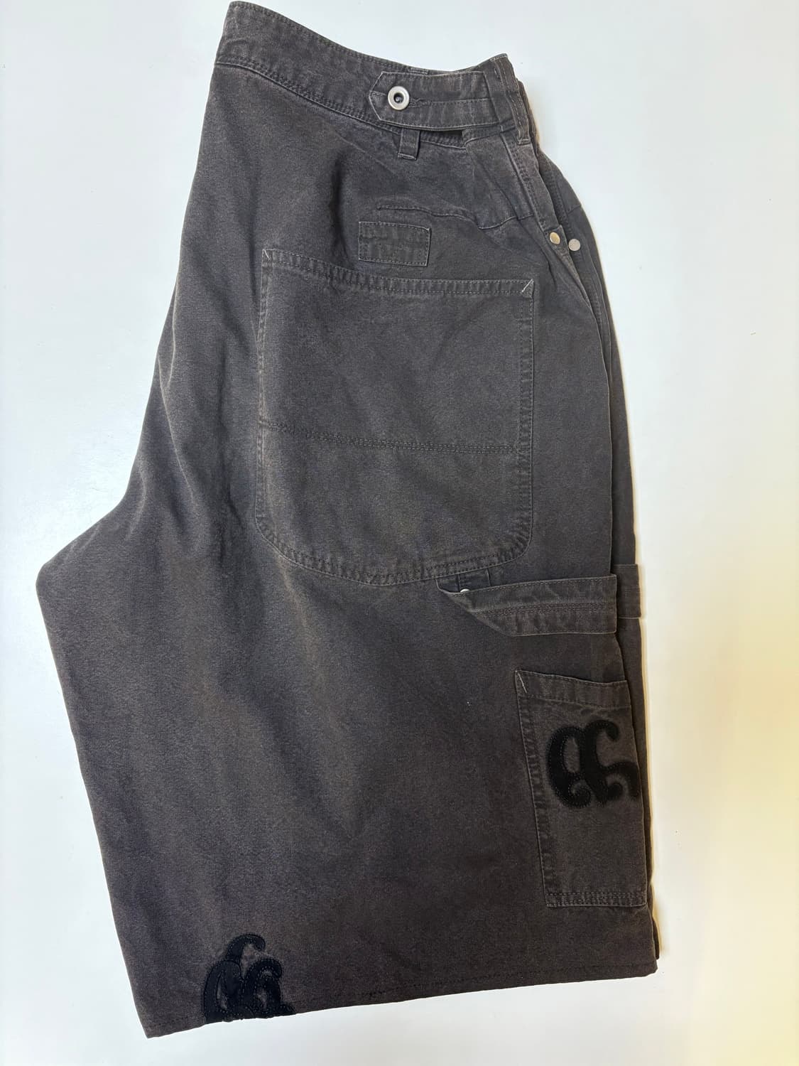 4) 폴리테루 1011 패치드 해머 팬츠 다크 브라운 (직접수선) 상품이미지3