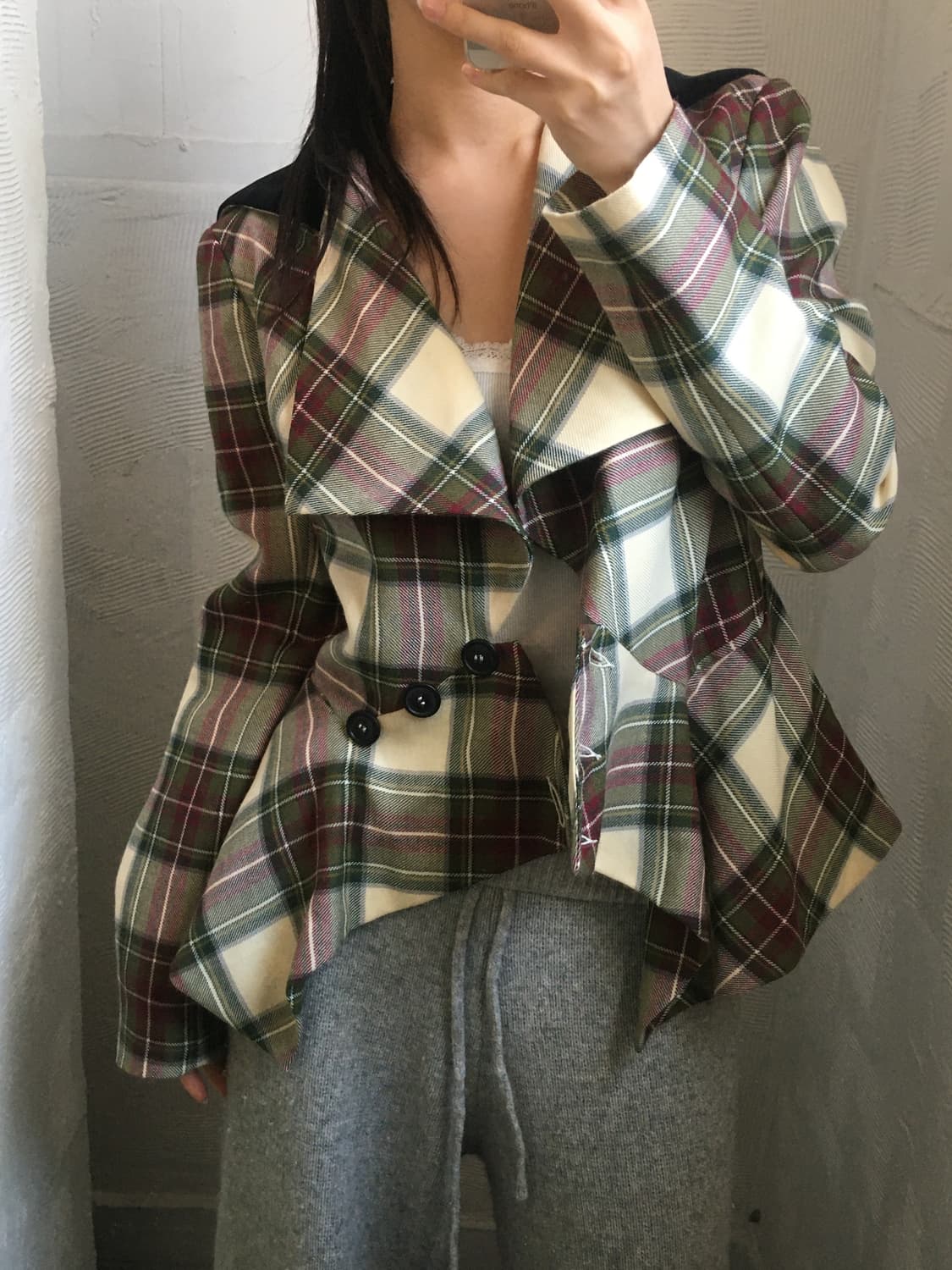 Vivienne Westwood 비비안 웨스트우드 타탄 체크 블레이저 상품이미지3