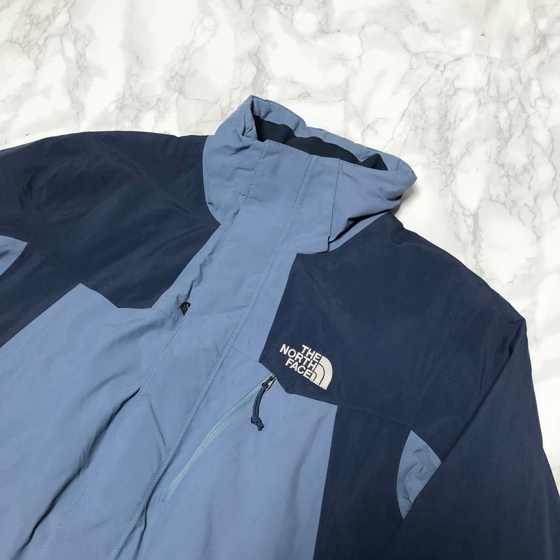 노스페이스 바람막이 자켓 하이벤트 상태굿 스카이블루 상품이미지2