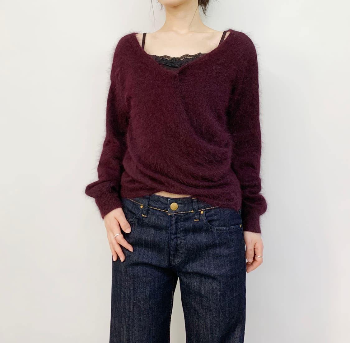 CACHEC 앙고라 니트 상품이미지1