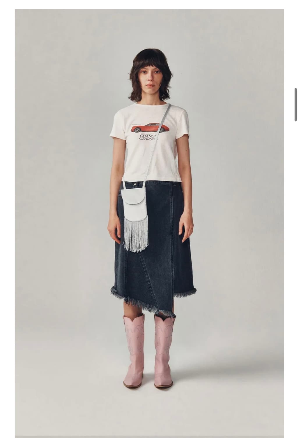 current car short sleeve tee (cream) 상품이미지2