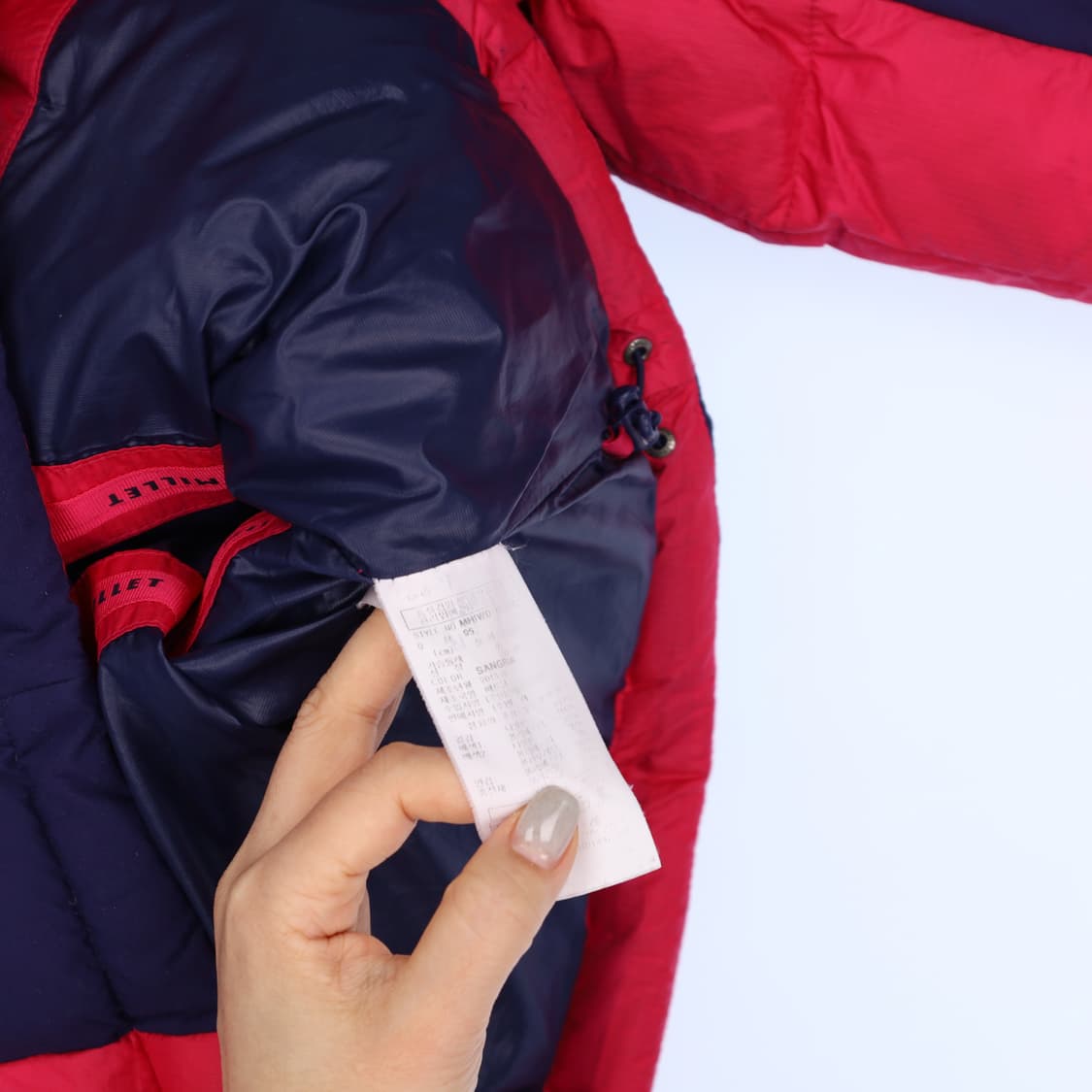 [95] 밀레 덕다운 후드 패딩 점퍼 1208J1 상품이미지5