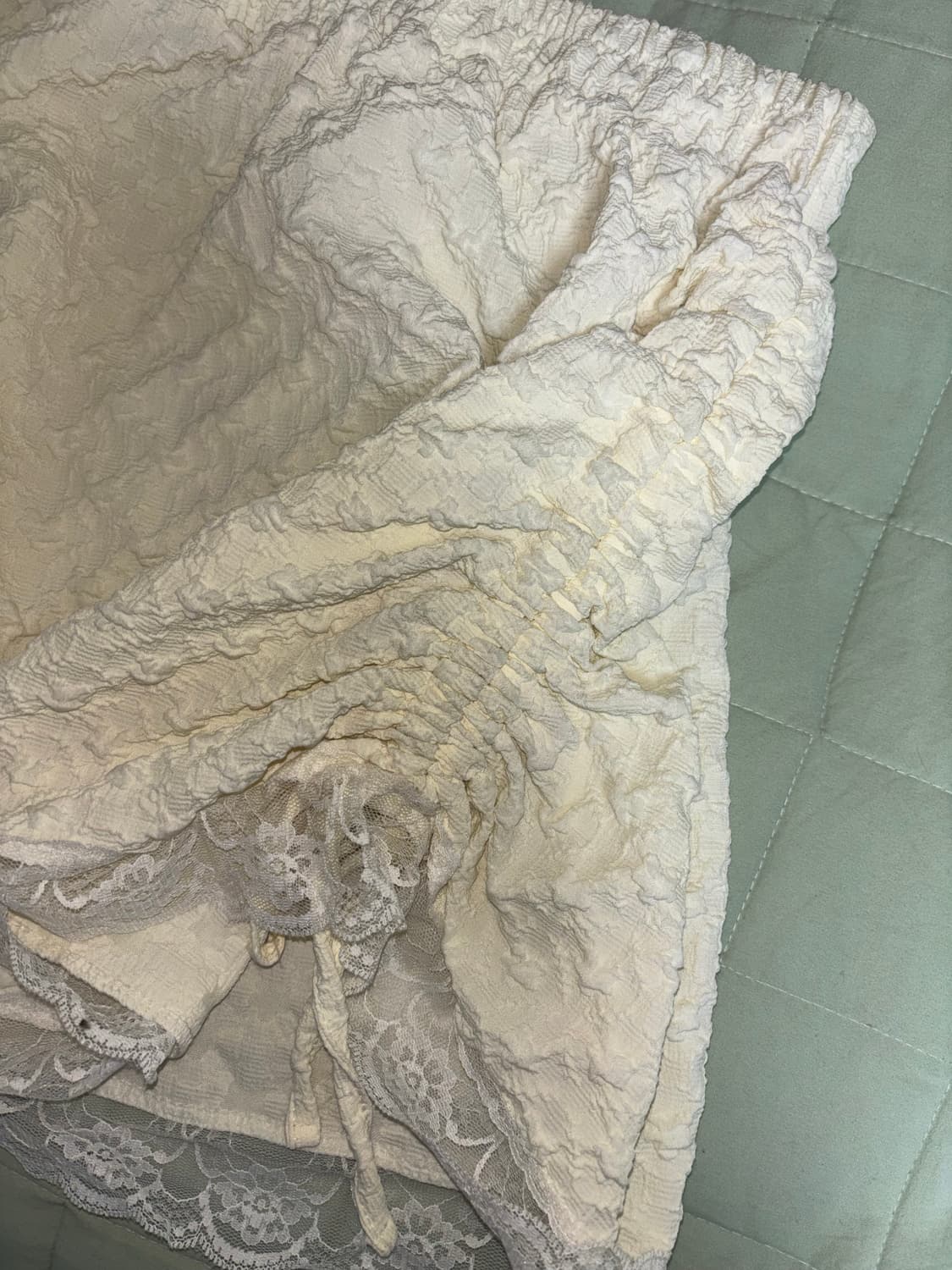 레이스 레이어드 스커트 상품이미지4