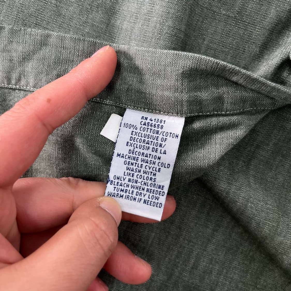 105 폴로랄프로렌 카키 코튼 셔츠 상품이미지7