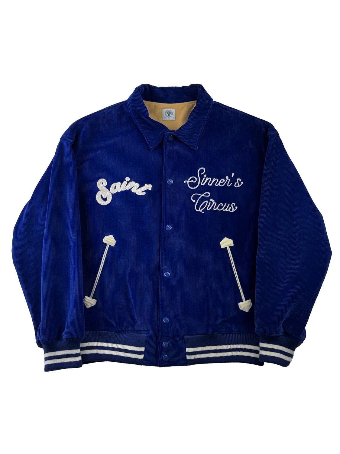세인트 마이클 시너 서커스 코듀로이 테디 자켓 블루 상품이미지2