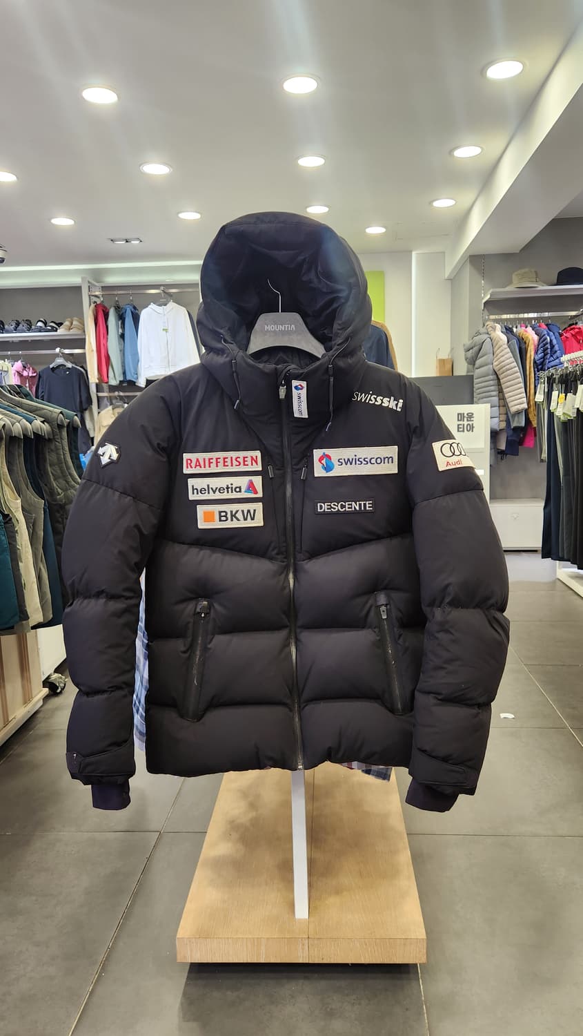 데상트 스위스 스키 패딩 남자 95 블랙 상품이미지1