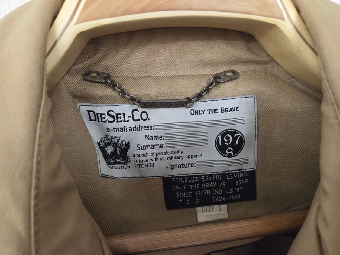 디젤코 트렌치 코트 상품이미지3