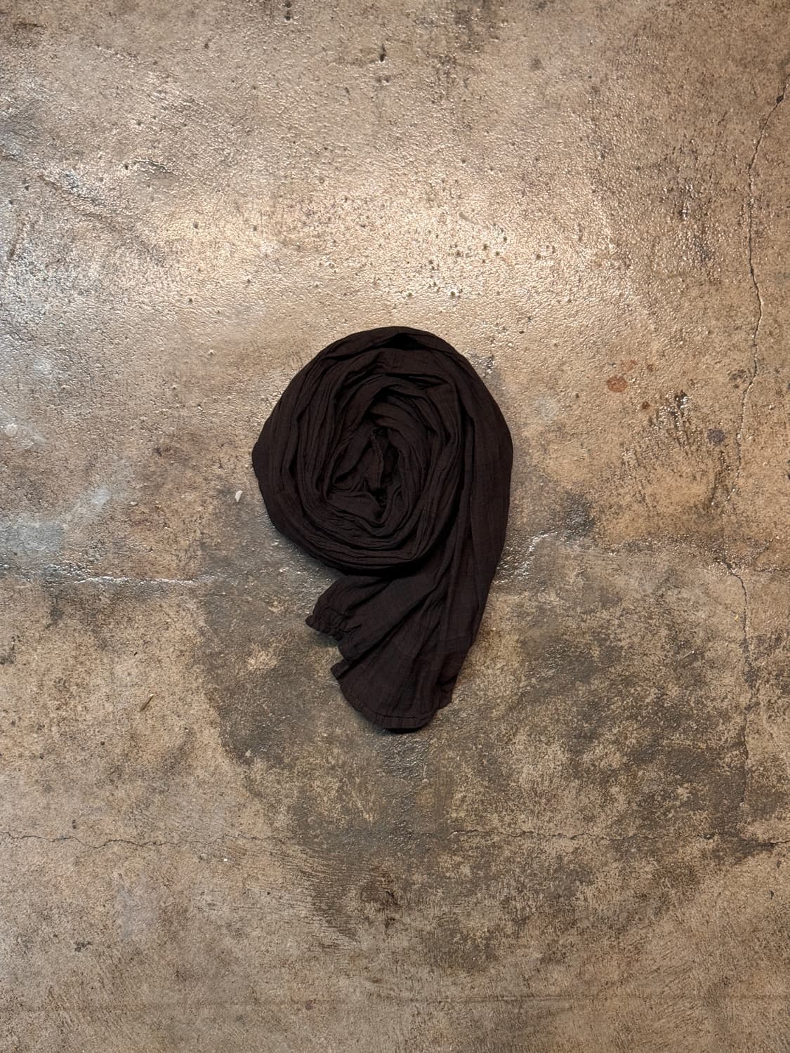 OS )HANDMADE India Cotton Pleats Muffler 상품이미지1