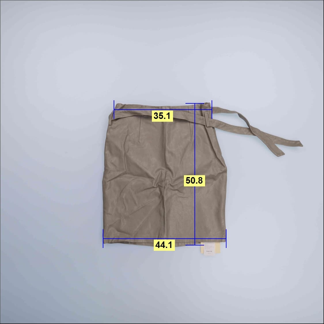 M 새상품 나인 레더 스커트 0210H2 상품이미지4