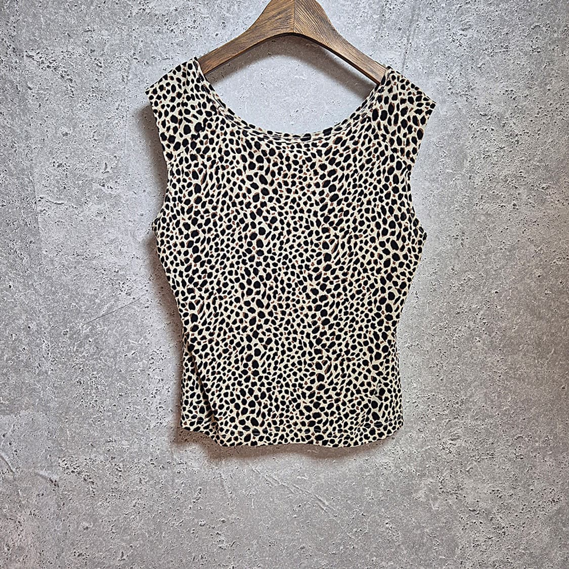 COKETT 호피 민소매 sleeveless (Made In Japan) 상품이미지4