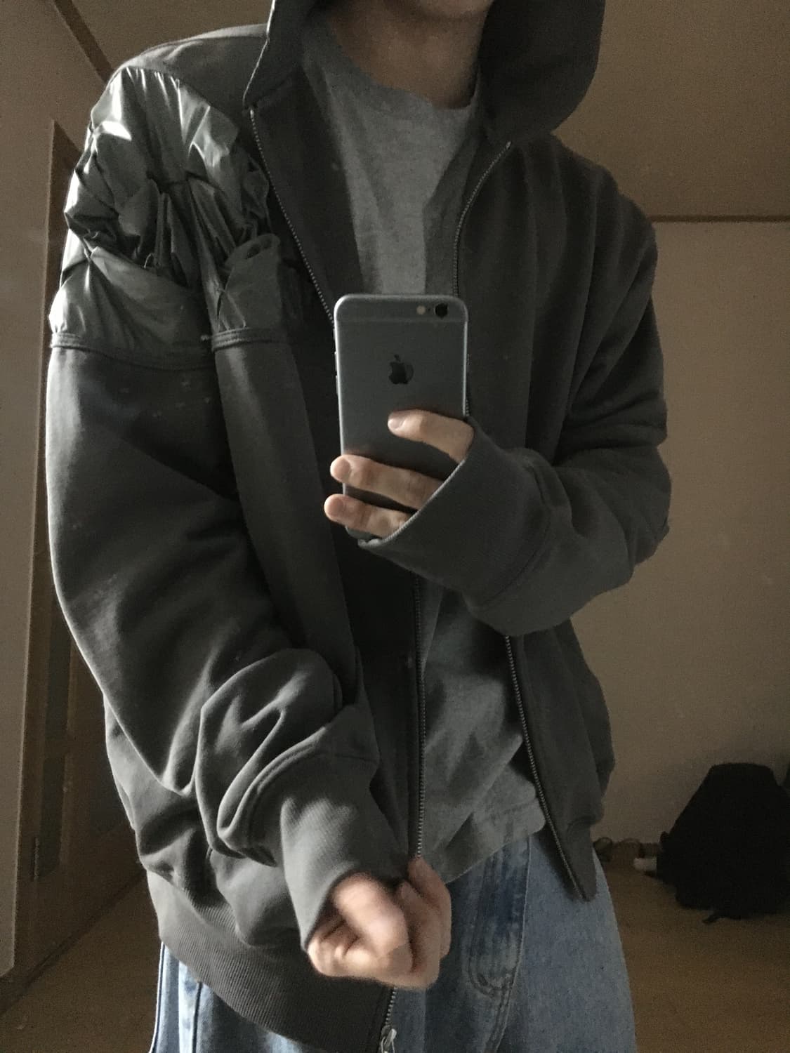 강정석 오리가미 후드집업 2사이즈 판매 상품이미지4