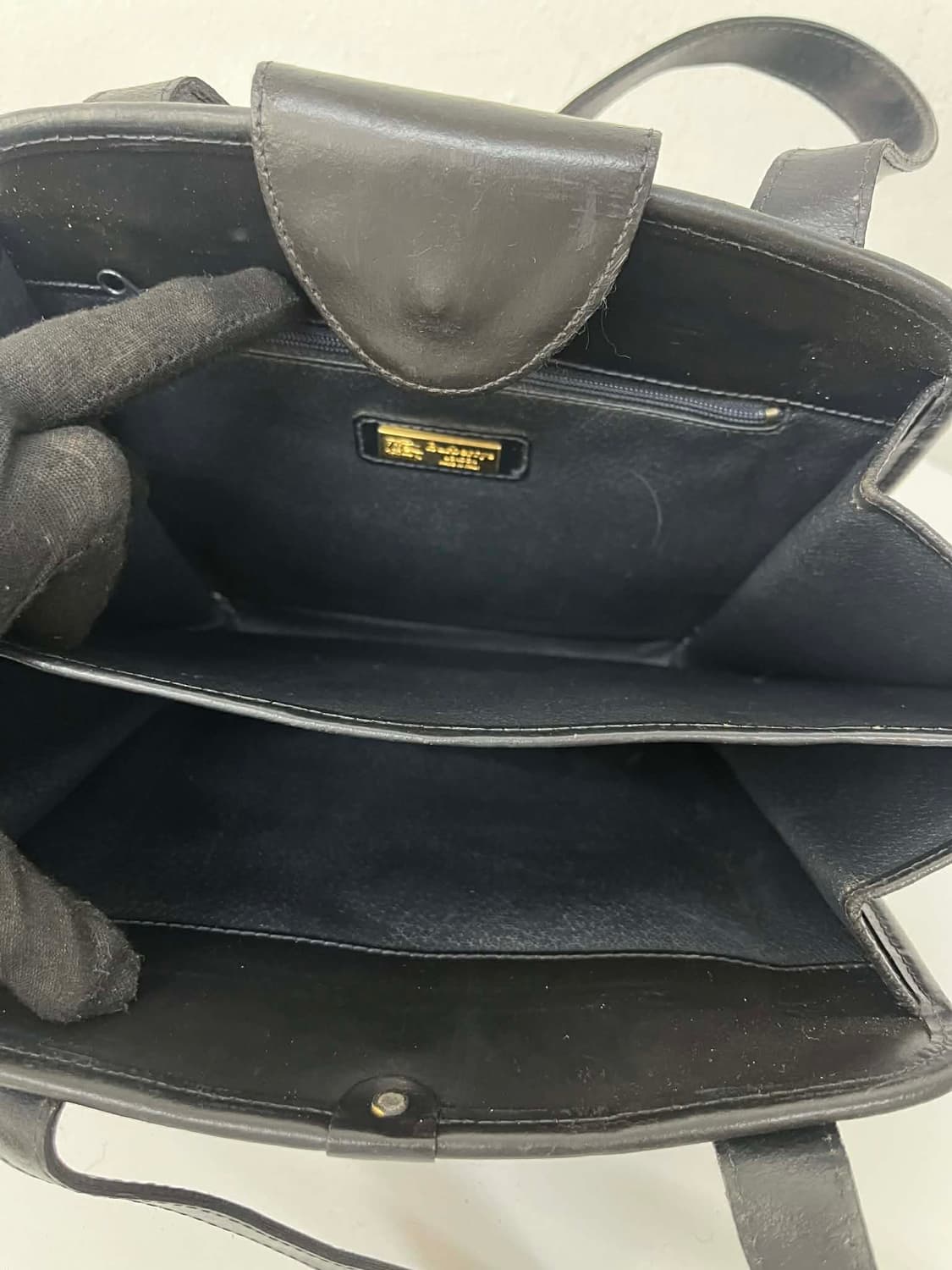 버버리 빈티지 노바체크 네이비 숄더 토트백 상품이미지6