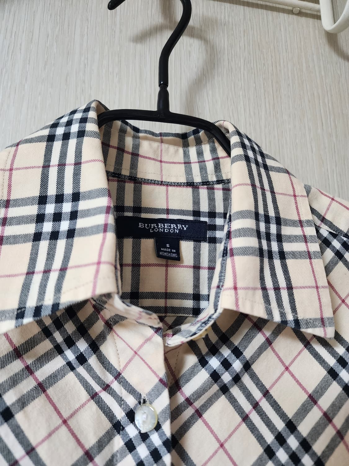 (정품)  사선체크 셔츠 노바체크 S 버버리 Burberry 상품이미지4