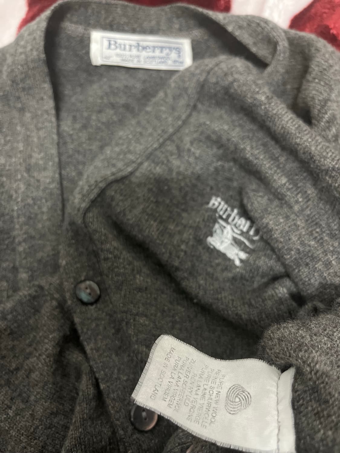 버버리 램스울 가디건 105 상품이미지2