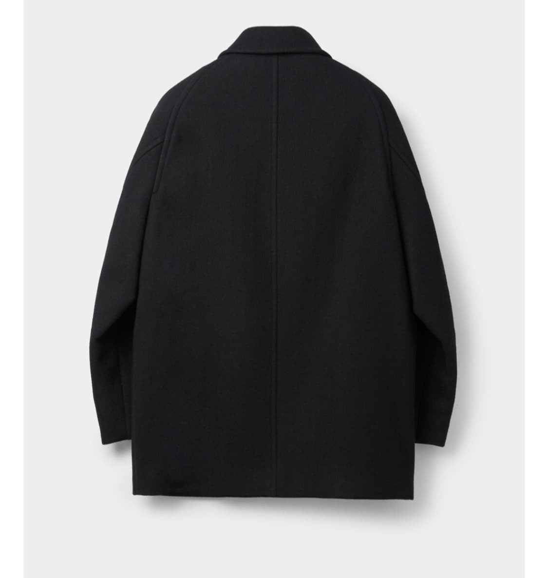 25FW 커스텀멜로우 Black Wool Car Coat 코트 상품이미지7