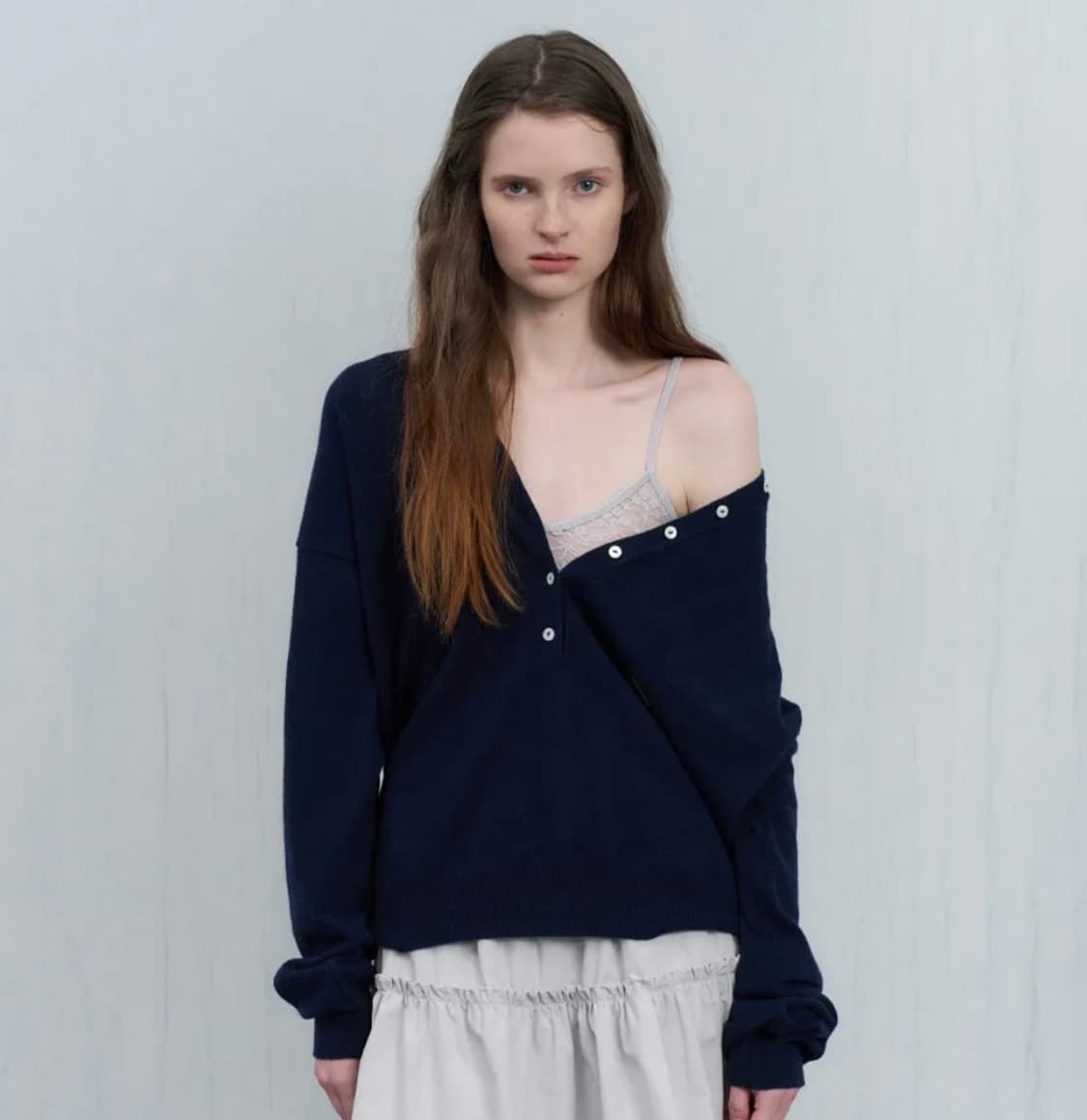 포에토 Kyale henry knit navy 상품이미지1