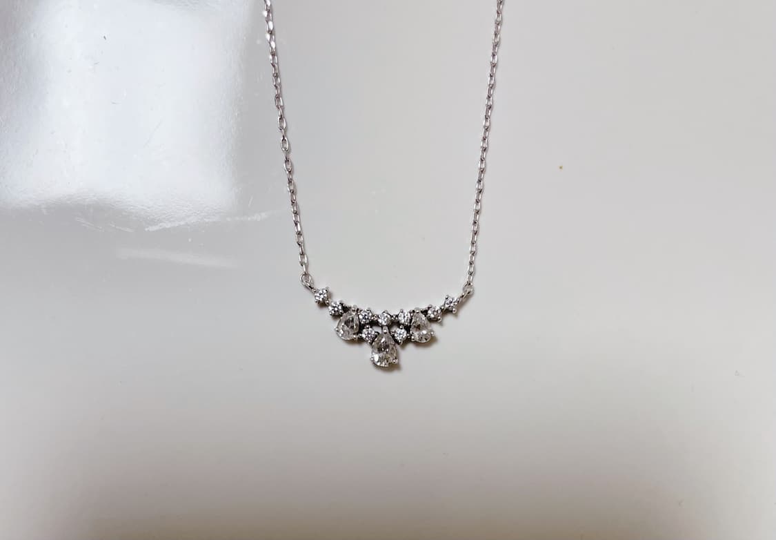 [1회착용]스톤헨지 실버925 순은 큐빅 목걸이 상품이미지1