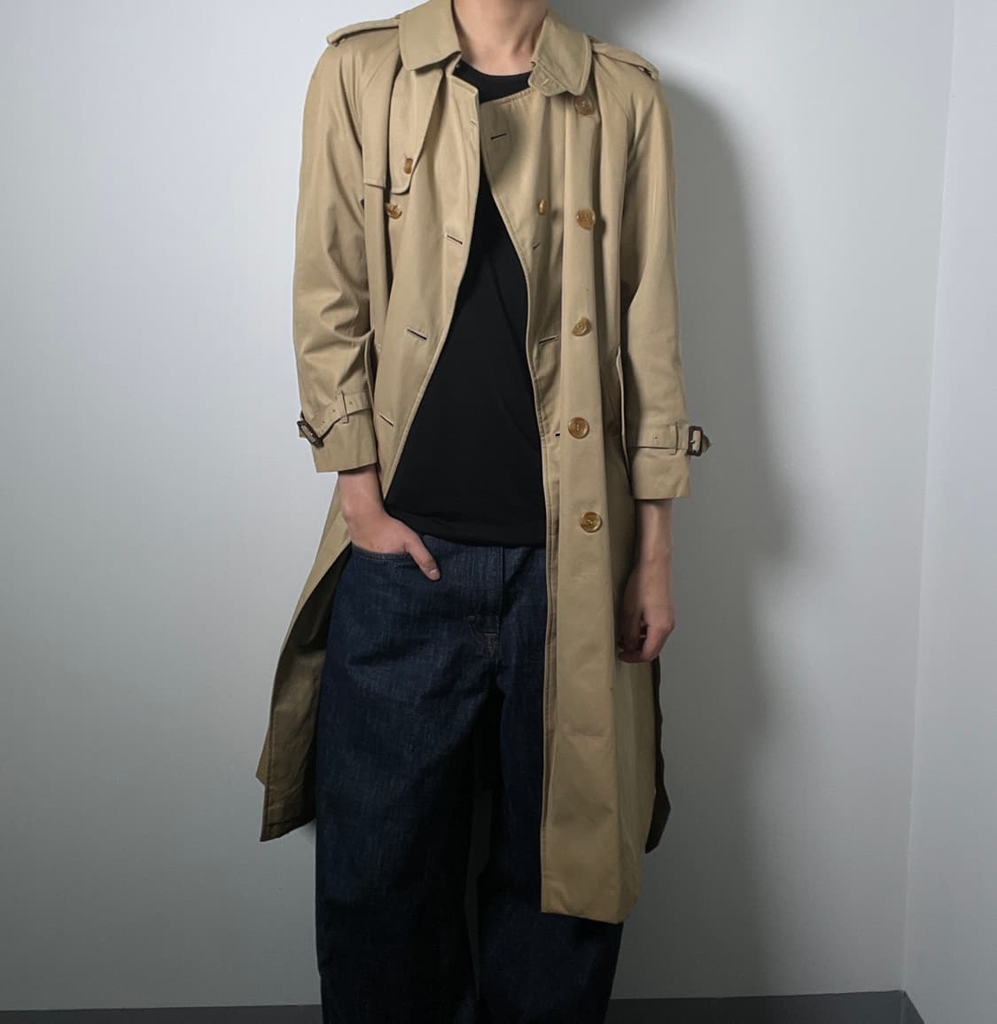 Burberrys 버버리 빈티지 베이지 더블 트렌치 코트  상품이미지1