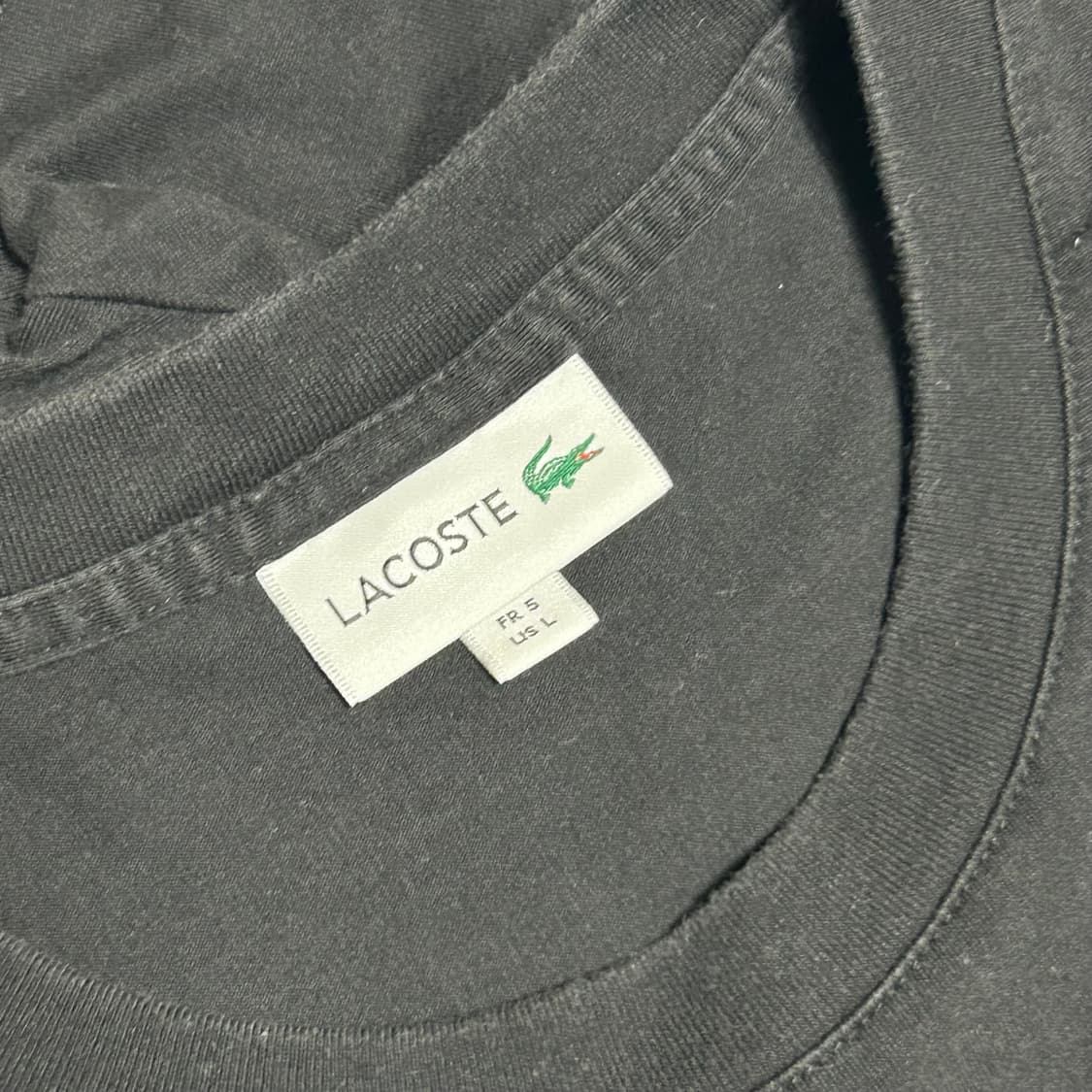 🫶🏻 라코스테 Black 반팔티 🫶🏻 상품이미지4
