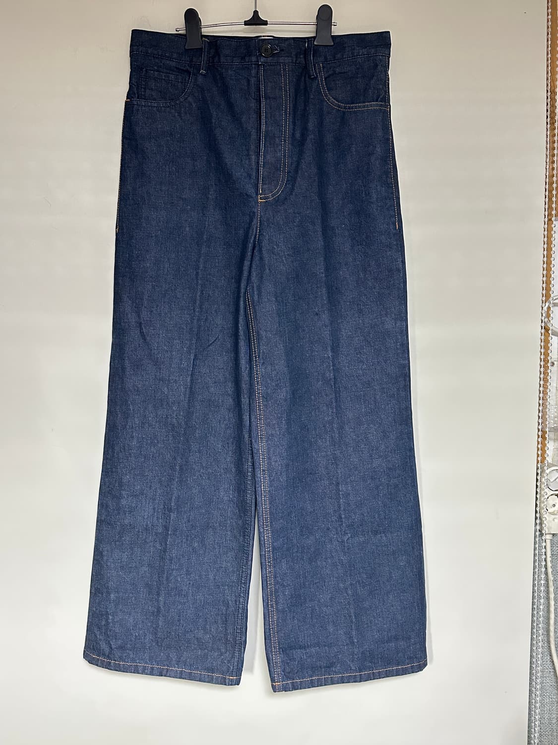 (M) 마리아노 magliano 언발란스 스티치 인디고 데님 진 팬츠 상품이미지2