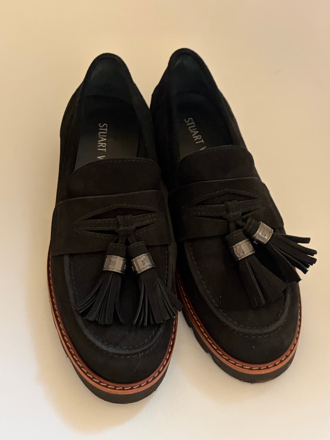 stuart  weitzman 스웨이드 태슬로퍼 225 상품이미지1