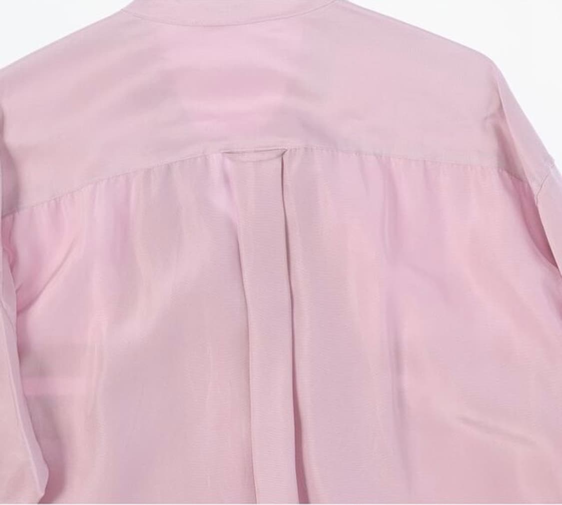 언유즈드 실크셔츠 M 상품이미지3