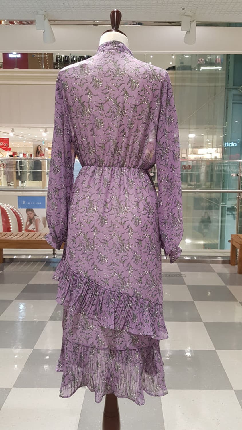 [culture call] 2단 시폰 원피스 (violet) 상품이미지3