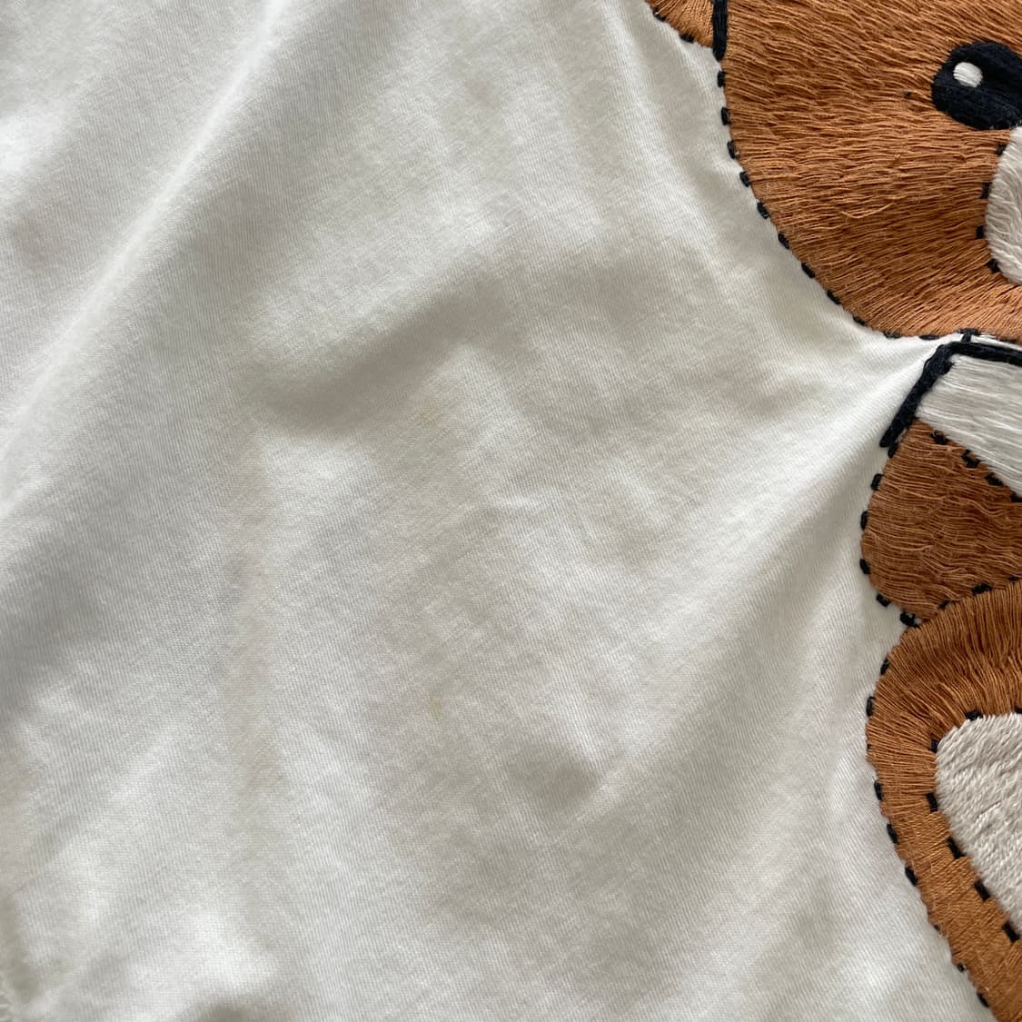 모스키노 XS|공용95 인사이드 아웃 테디 베어 티셔츠 화이트 상품이미지5