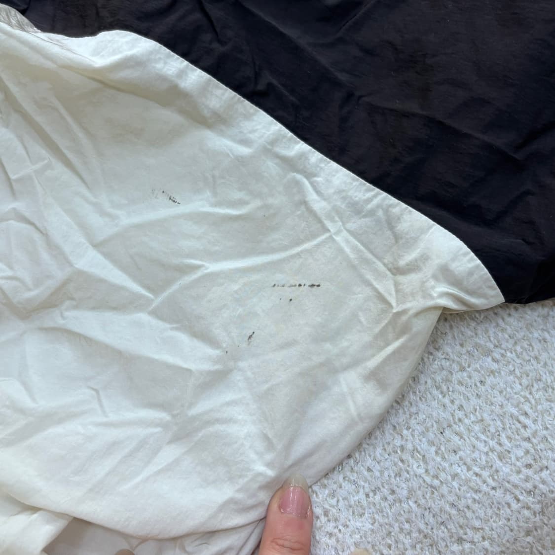 L 다이나핏 남성 배색 아노락 긴팔 티셔츠 0520Y 상품이미지5