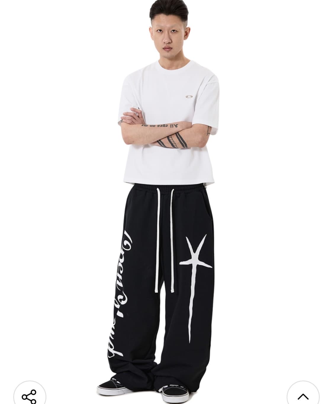 오와이 SCRIPT POPPERS SWEAT PANTS 상품이미지4