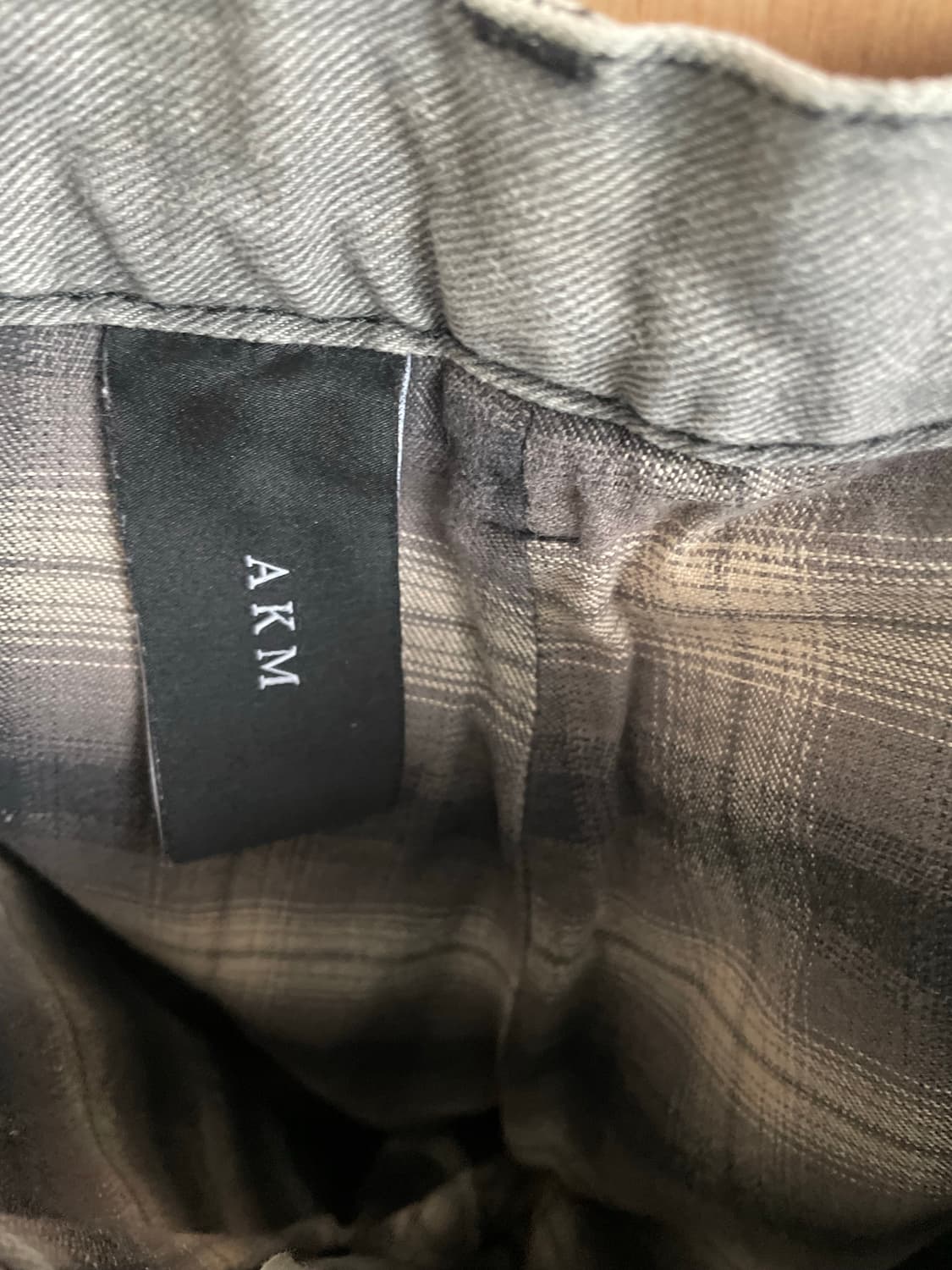 AKM X WRANGLER 패치워크 바나나 데님 팬츠 상품이미지7