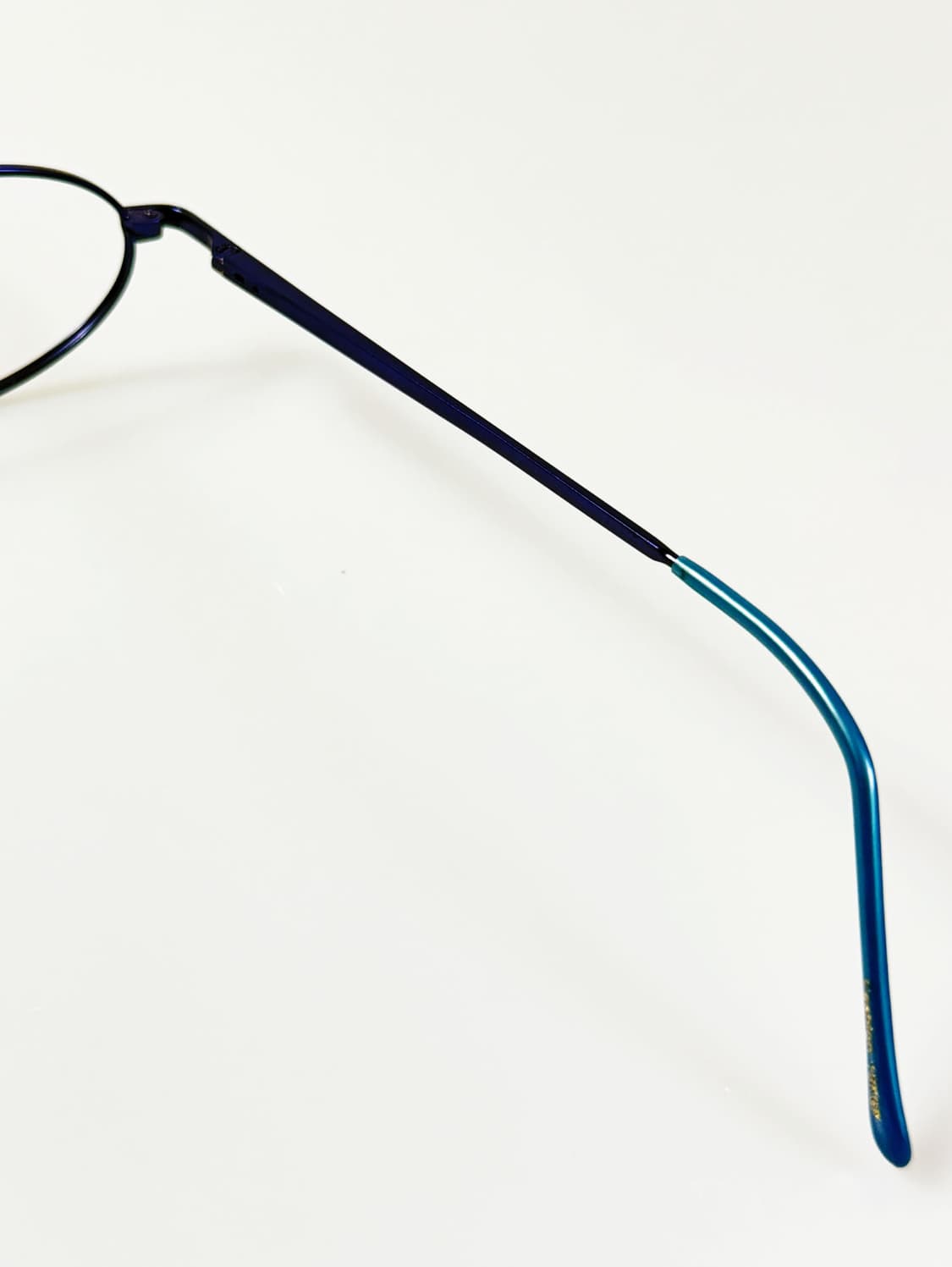 90s 네이비 앤 틸 슬림 오벌 프레임 빈티지 안경 상품이미지6