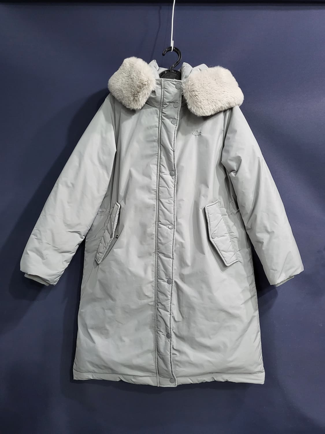 라코스테 퍼 구스다운 롱패딩 상품이미지1