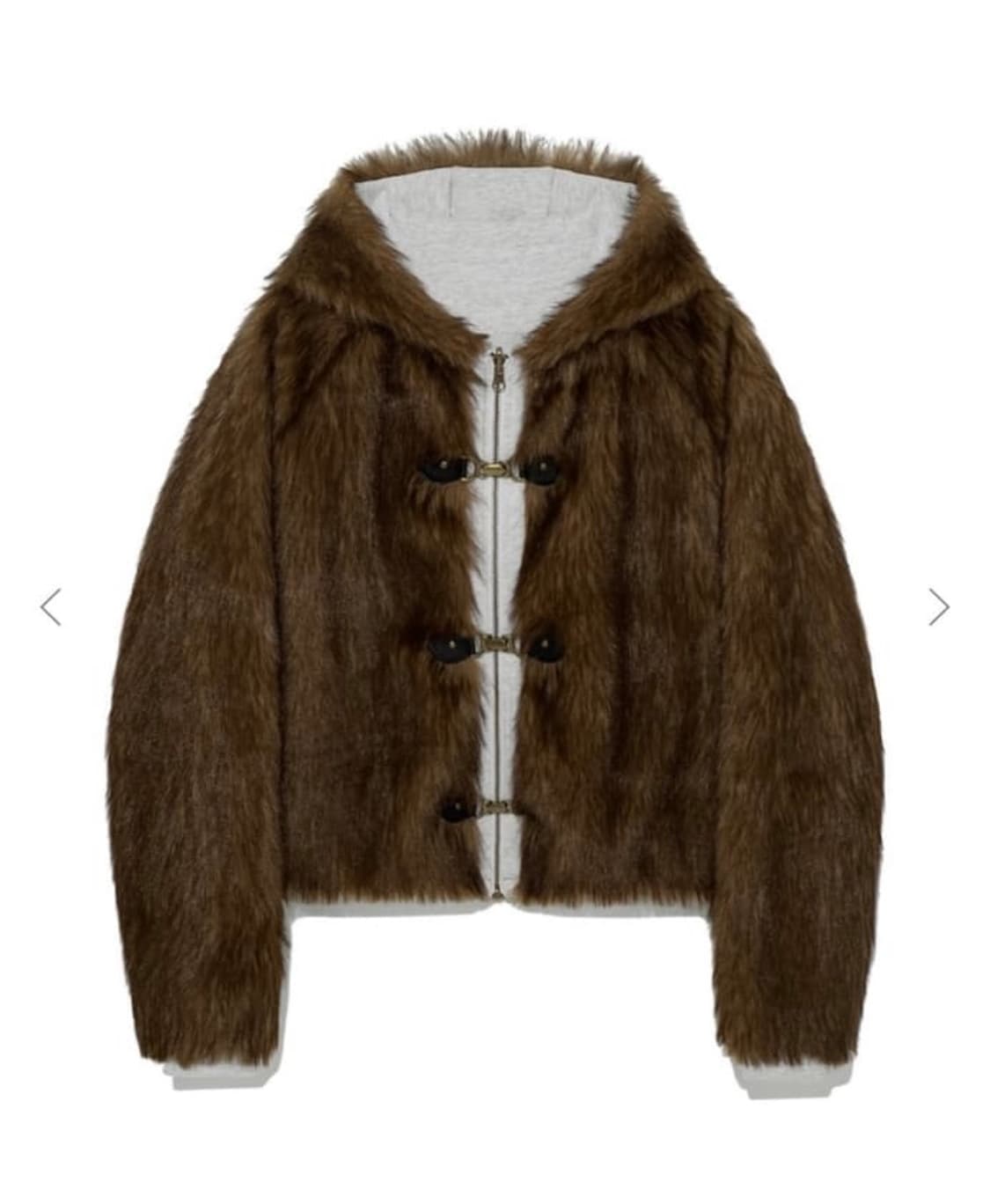 글로니 무어 리버시블 퍼자켓 브라운 M 상품이미지1