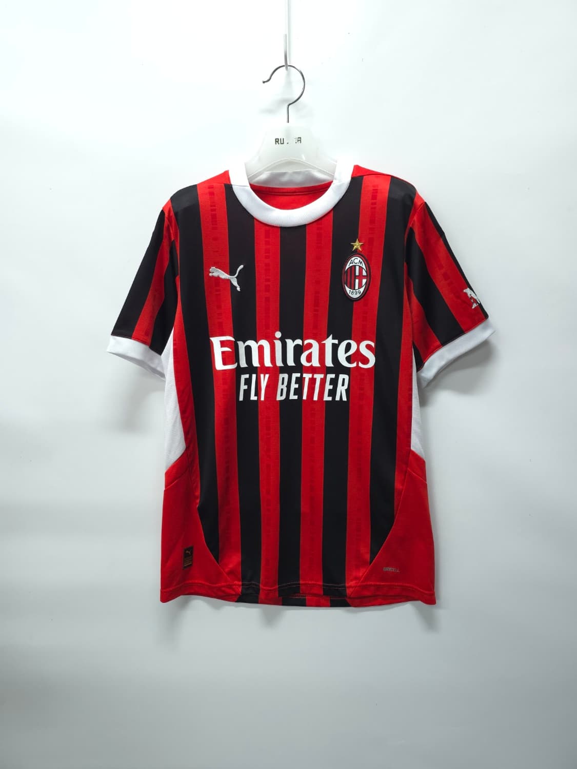 AC밀란 24-25 시즌 홈 유니폼 125주년 기념 저지 (45번 마킹) 상품이미지1