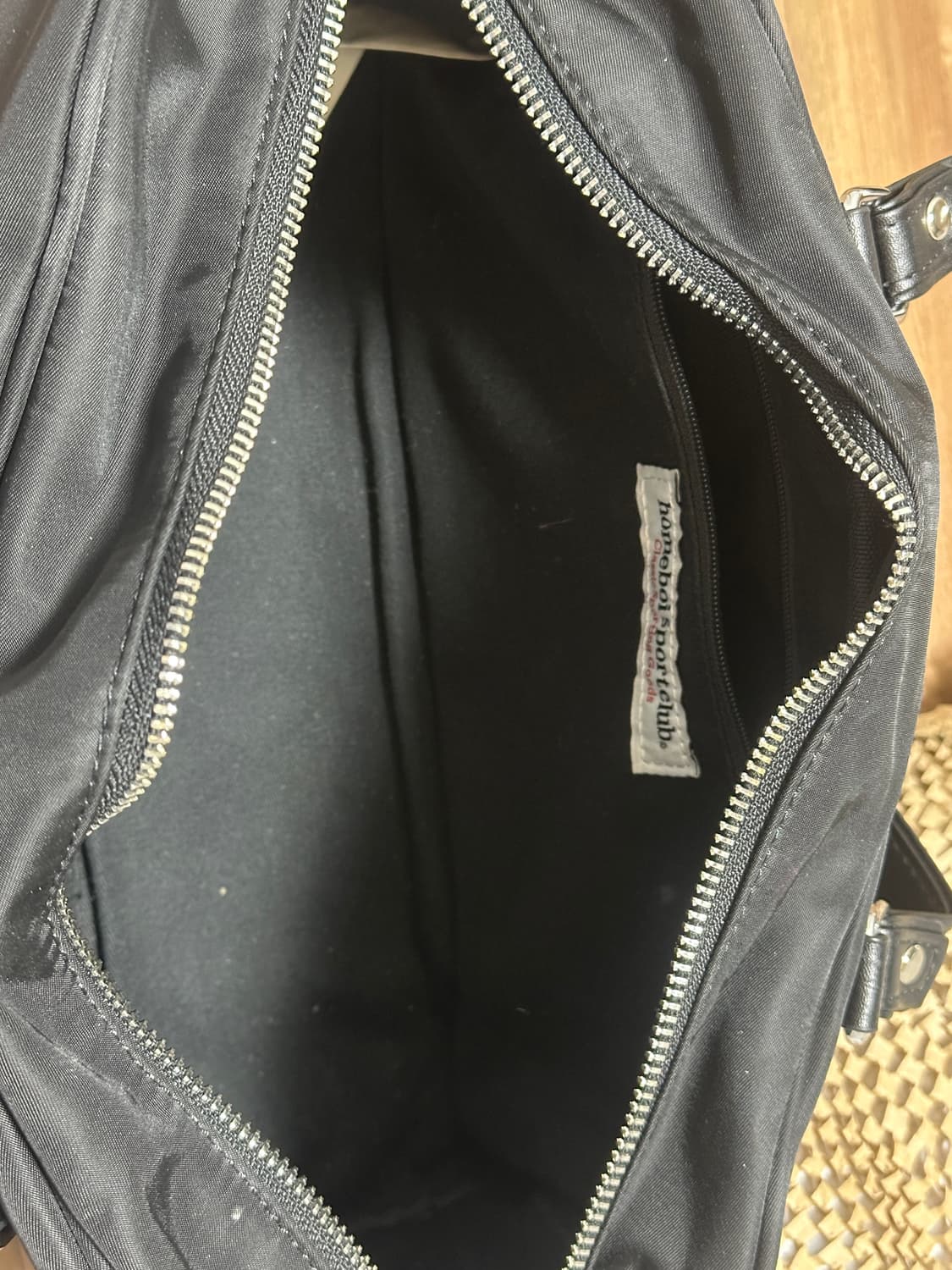 홈보이스포츠클럽 라인 보스턴백 블랙 상품이미지4