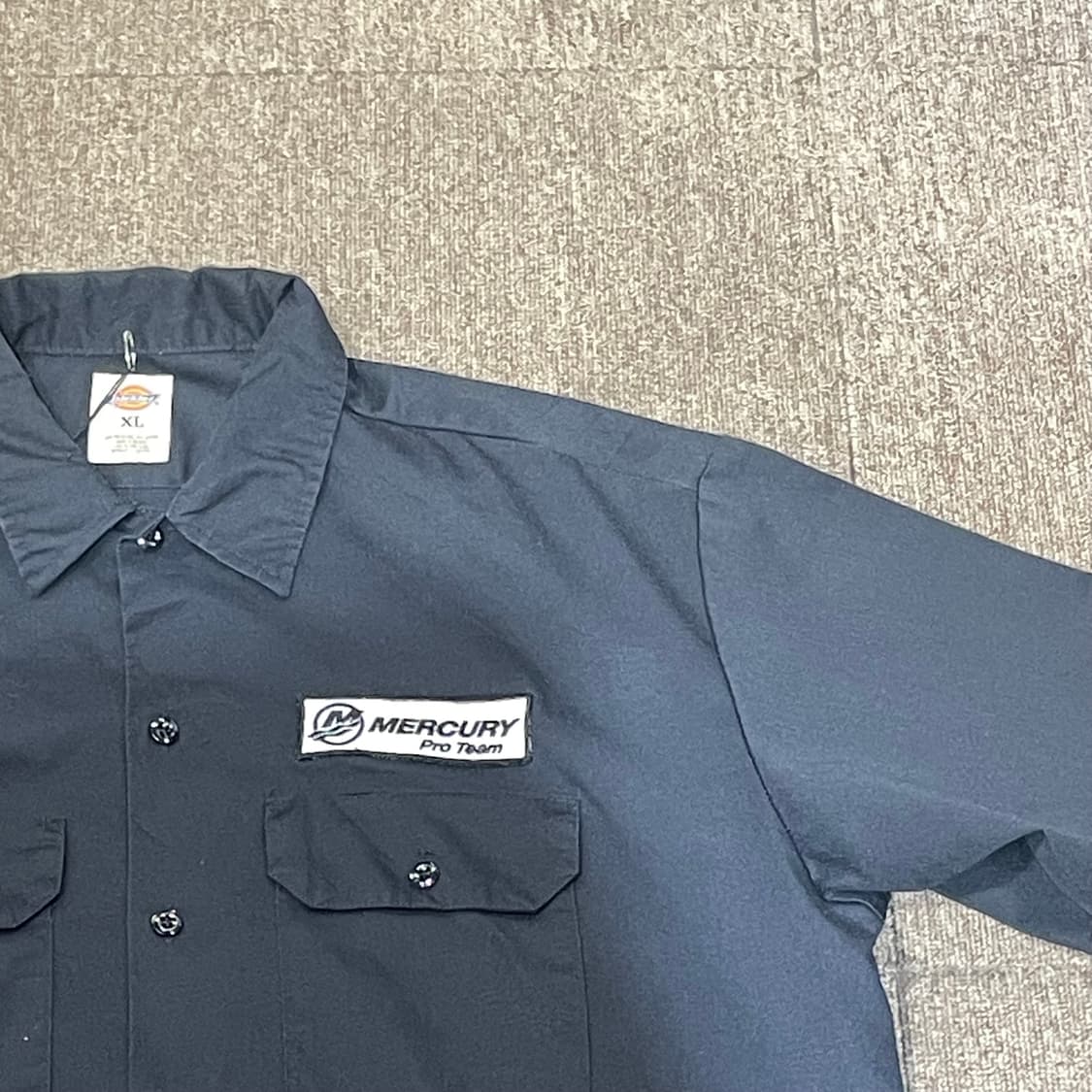 (XL) Dickies 디키즈 반팔 워크 셔츠 블랙 상품이미지4