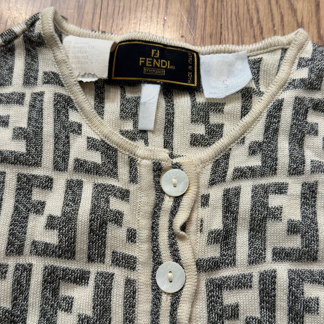 펜디 로고 패턴 니트 셋업  상품이미지3