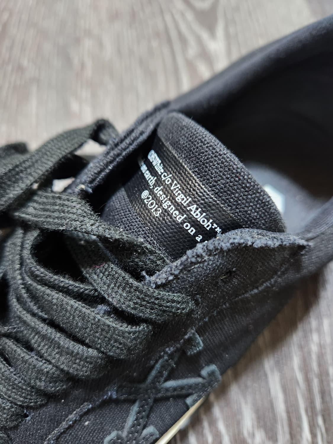 오프화이트 애로우 로우 벌크 스니커즈 블랙  EU 41 KR 270 상품이미지7