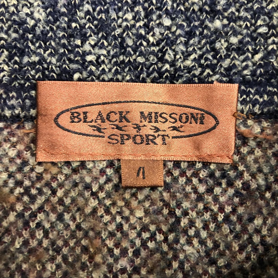 미쏘니 빅카라 멀티컬러 울 니트 상품이미지4