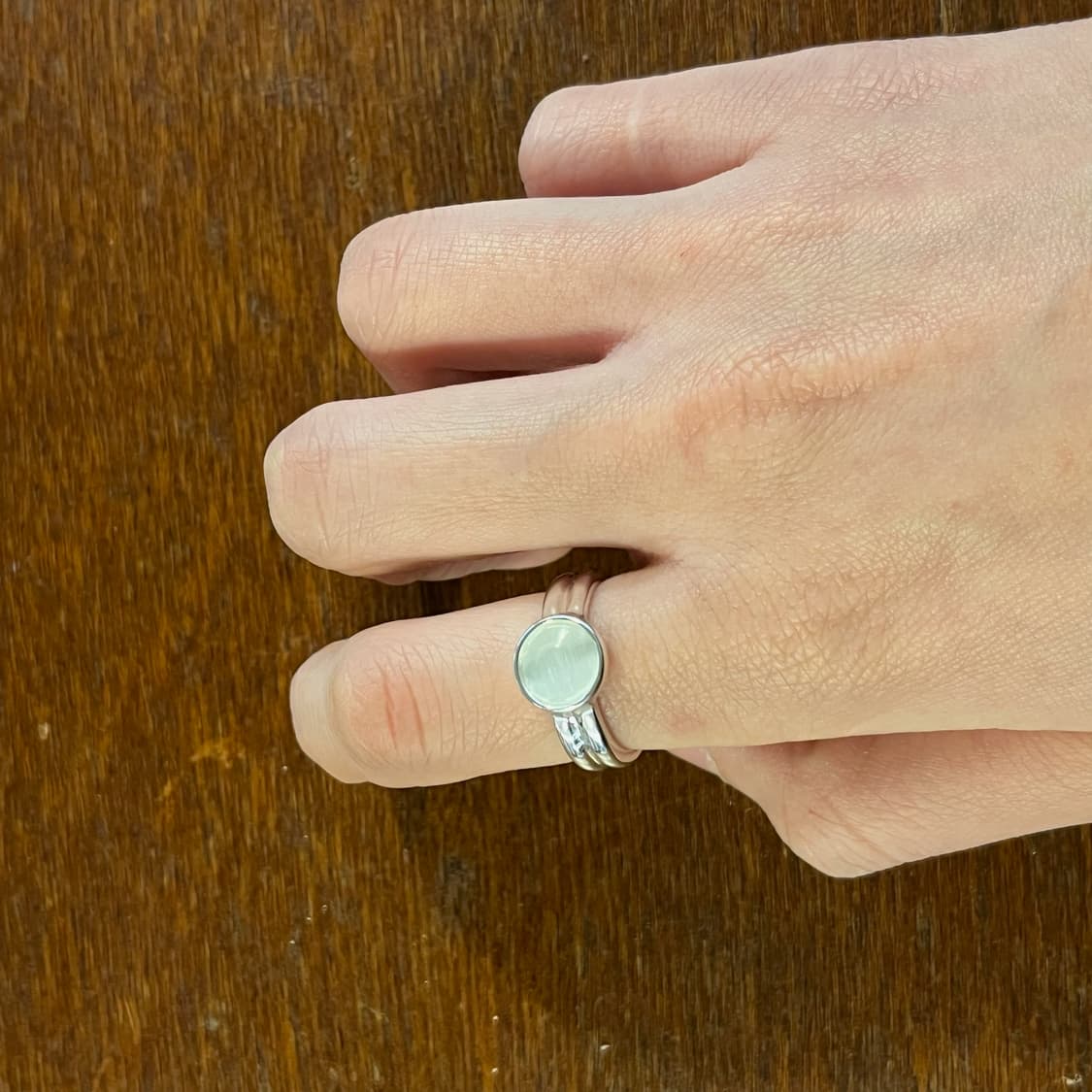 새상품 여성 신주 중앙원석 반지  상품이미지5